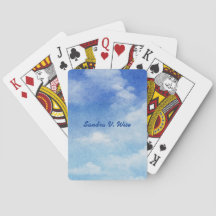 Tranquil Sky Dreams Waterverf Blauw & Wit