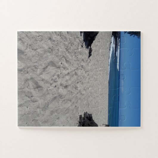 Tranquil strand scene legpuzzel (Horizontaal)