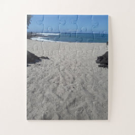 Tranquil strand scene legpuzzel