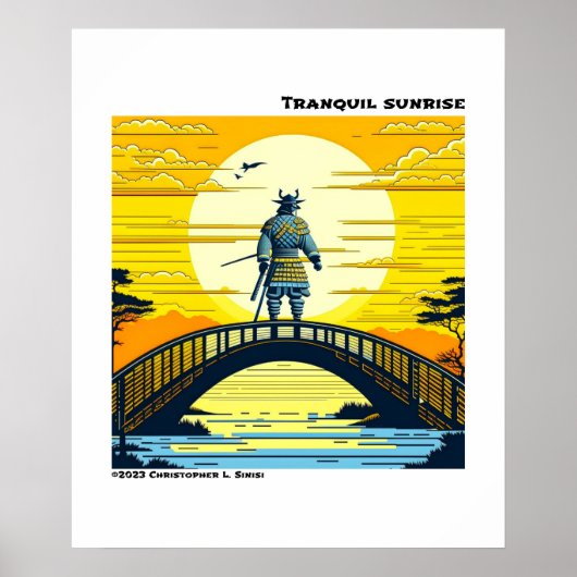 Tranquil Sunrise Poster (Voorkant)