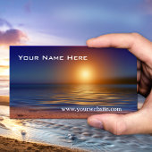 Tranquil Sunset Beach Visitekaartje