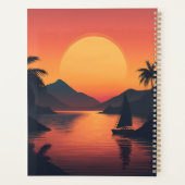 ⛵ Tranquil Sunset Sail Planner 🌅📘 (Achterkant)