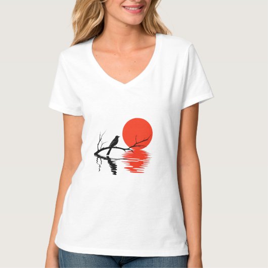 Tranquil Sunset Serenade T-shirt (Voorkant)