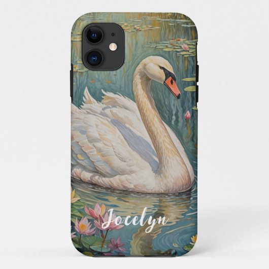 Tranquil Swan Serenade Case-Mate iPhone Case (Achterkant)