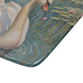 Tranquil Swan Serenade Snijplank (Hoek)