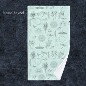 Tranquil Symbols: 3-Piece Wellness-Inspired Bad Handdoek