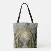 "Tranquil Trail - Wandel dagelijks tussen bloembla Tote Bag (Achterkant)