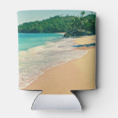 Tranquil Tropical Island Beach Blikjeskoeler (Achterkant)