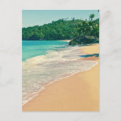Tranquil Tropical Island Beach Briefkaart (Voorkant)