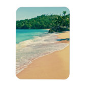 Tranquil Tropical Island Beach Magneet (Verticaal)