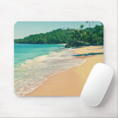 Tranquil Tropical Island Beach Muismat (Met muis)