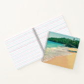 Tranquil Tropical Island Beach Notitieboek (Binnen)