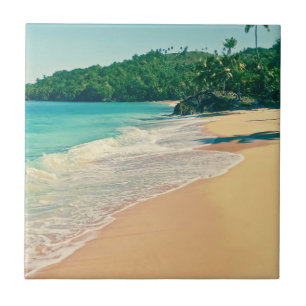 Tranquil Tropical Island Beach Tegeltje
