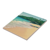 Tranquil Tropical Island Beach Tegeltje (Zijkant)