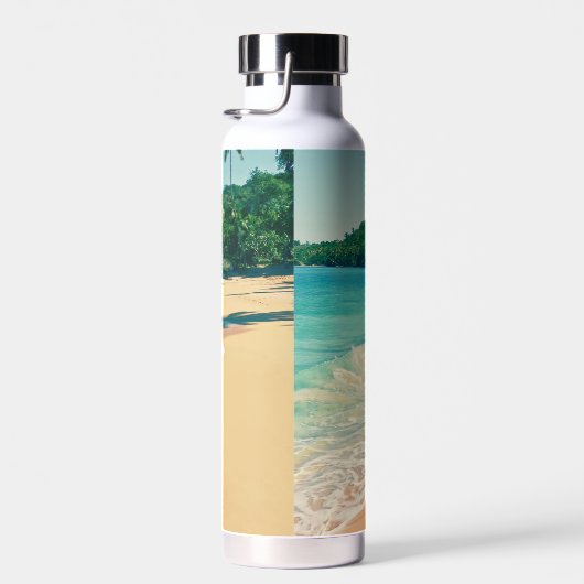 Tranquil Tropical Island Beach Waterfles (Rechts)