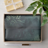 Tranquil Tropical Landscape with Flamingo Tissuepapier (Geschenk)