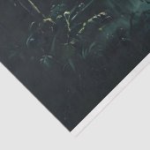 Tranquil Tropical Landscape with Giraffe Tissuepapier (Detail)