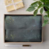 Tranquil Tropical Landscape with Gorilla & Baby Tissuepapier (Geschenk)