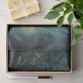 Tranquil Tropical Landscape with Zibra Tissuepapier (Geschenk)