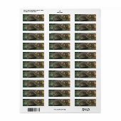 Tranquil Turtle Reflection Label (Full Sheet)