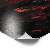 Tranquil Twilight: Majestic Mountain Sunset Foto Afdruk (Hoek)