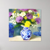 Tranquil Vaas van Bloemen Print (Voorkant)