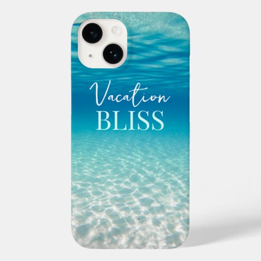 Tranquil Vacation Bliss Relaxing Ocean Underwater Case-Mate iPhone Case (Achterkant)