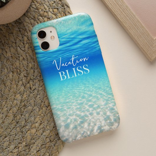 Tranquil Vacation Bliss Relaxing Ocean Underwater Case-Mate iPhone Case