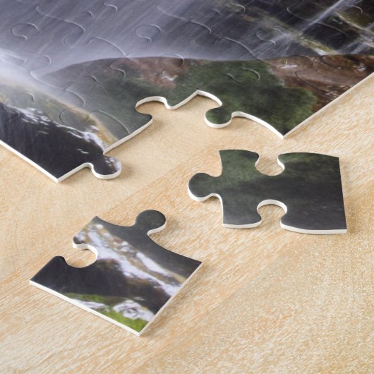 Tranquil verfrissend waterval - 16 x 20 inch legpuzzel (Zijkant)