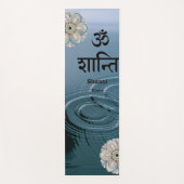 Tranquil Vijver Zen Wit Lotus Yogi Spiritueel Yogamat (Voorkant)