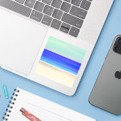 Tranquil Vinyl Sticker (Laptop met iPhone)