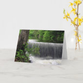 Tranquil Waterfall Kaart (Gele Bloem)