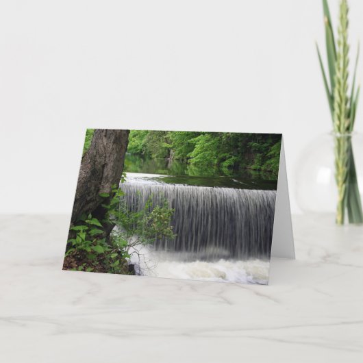 Tranquil Waterfall Kaart (Voorkant)