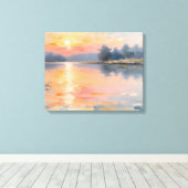 Tranquil Waters Canvas Afdruk (Insitu (Houten vloer))