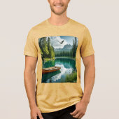 Tranquil Waters Tri-Blend Shirt (Voorkant)