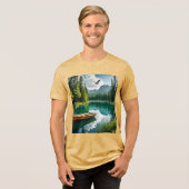 Tranquil Waters Tri-Blend Shirt (Voorkant volledig)
