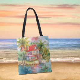 Tranquil Waterside Retreat Strandtas Tote Bag