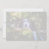 Tranquil Watervallen Woodland Natuur Foto Notitiekaartje (Achterkant)