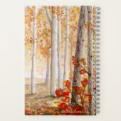 Tranquil Waterverf Forest Notitieboek (Achterkant)