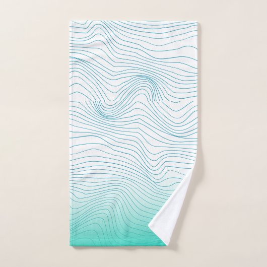 Tranquil Wave Flow Bad Handdoek (Handdoek)