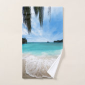 Tranquil Zee Beach Geëvalueerd Bad Handdoek (Handdoek)