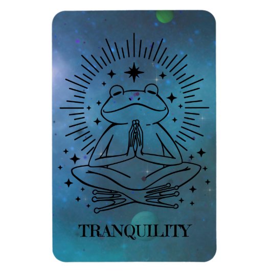 Tranquil Zen Frog Magneet (Verticaal)