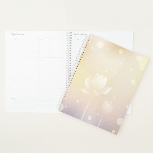 Tranquile Lotus Hardcover Dagelijkse Planner (Display)