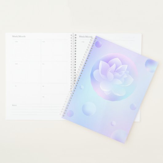 Tranquile Lotus Hardcover Dagplanner Planner (Display)