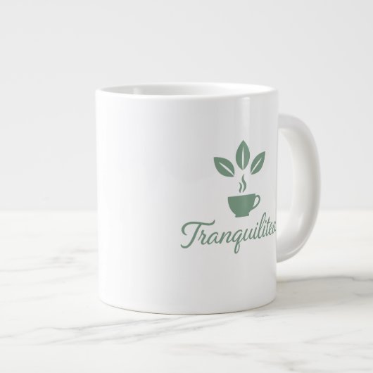 Tranquilitea Funny Calm Tea Lover Grote Koffiekop (Voorkant rechts)