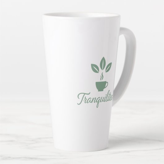 Tranquilitea Funny Calm Tea Lover Latte Mok (Rechterhoek)