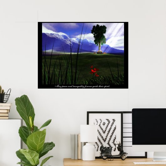 Tranquiliteit 2 poster (Thuiskantoor)