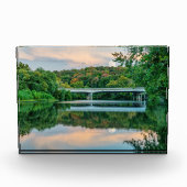 Tranquiliteit bij het meer van Springfield Evening Fotoblokken (Voorkant)