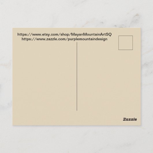 Tranquiliteit Briefkaart (Achterkant)