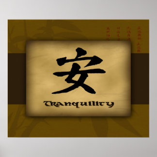 Tranquiliteit Chinees Poster